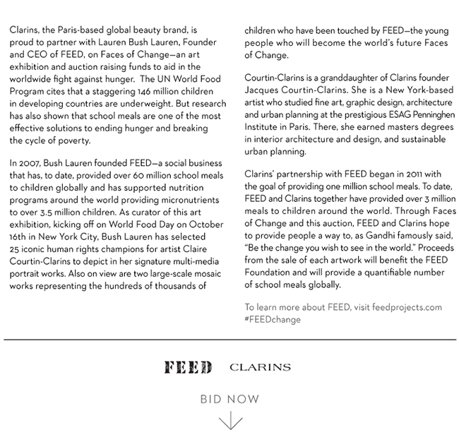 Charitybuzz The FEED Foundation